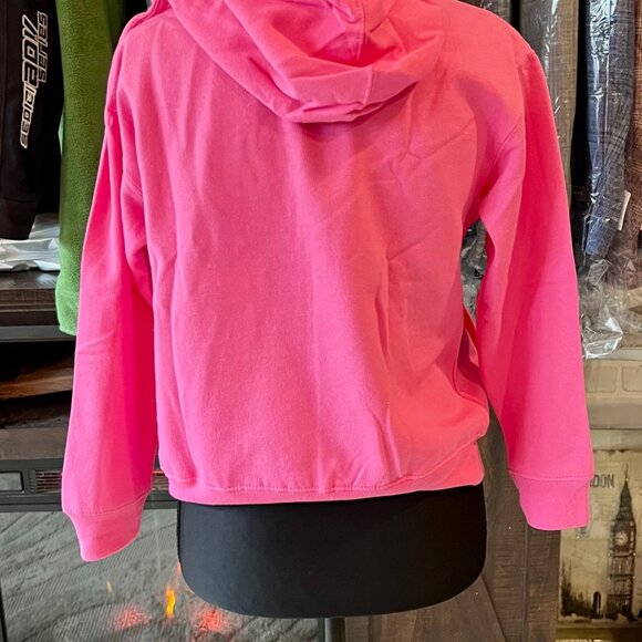 Marky G Apparel Pink Kangaroo Pockets Cotton/Poly Hoodie Size M Youth NWT - Picture 3 of 4